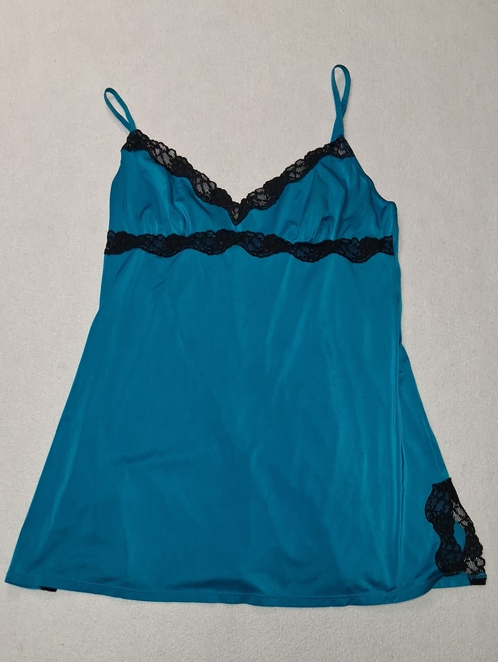 La SENZA Teal Lace-Trim Camisole
